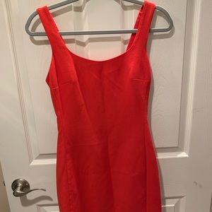 Red Armani Exchange dress